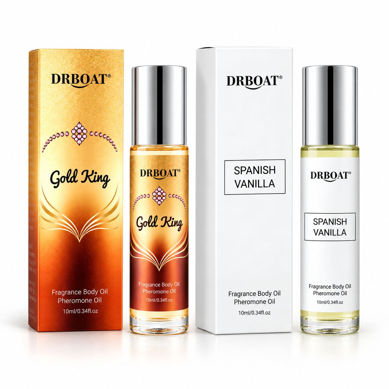 Perfume Fragrance Vanilla - Набор мужских роликовых духов Duo, аромат