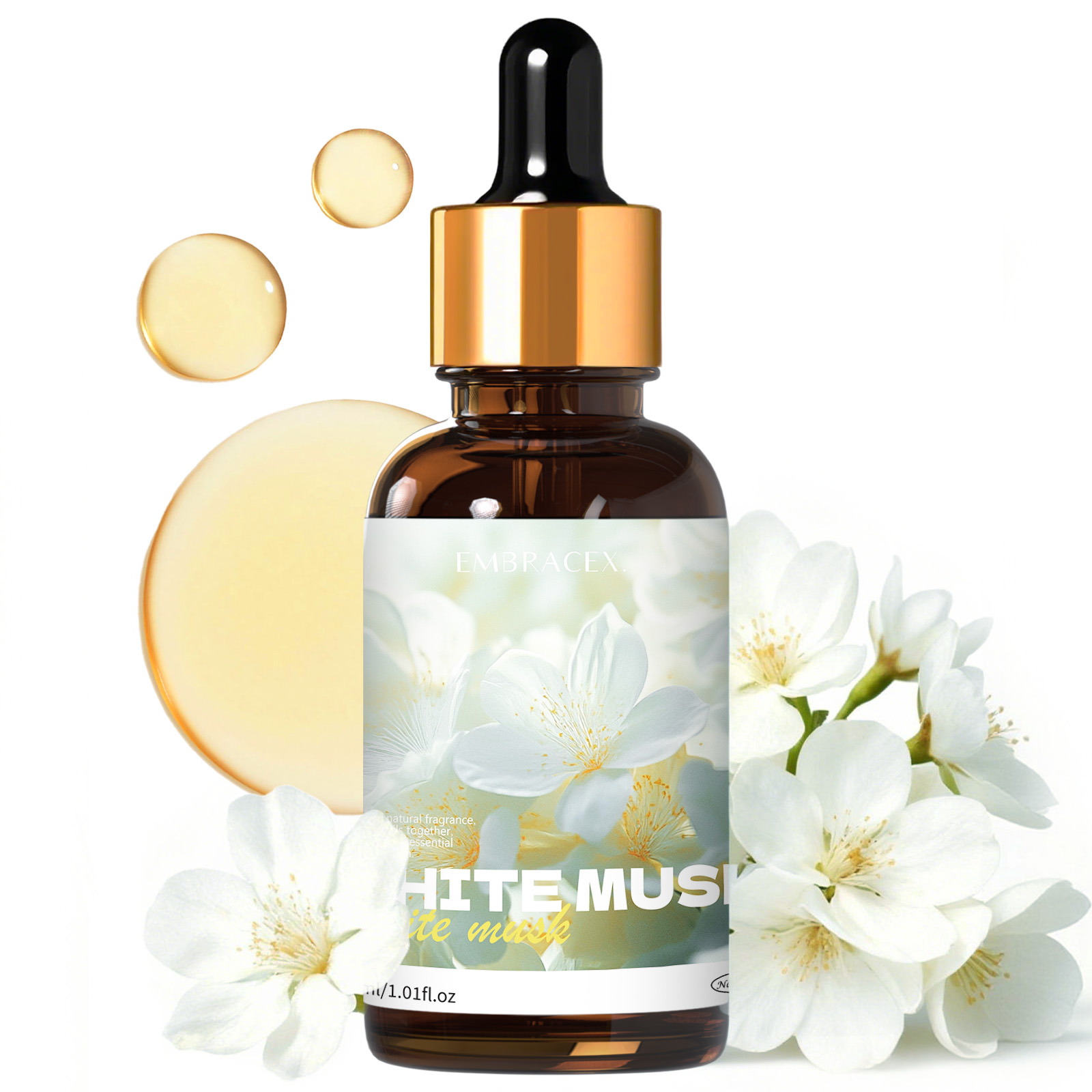 Musk White Oil - 30 мл ароматического масла с белым