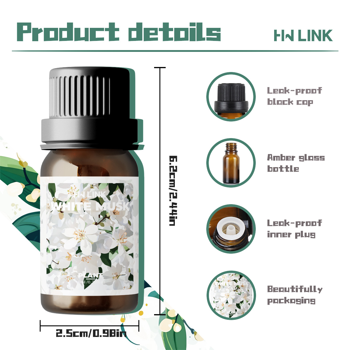 10 мл ароматического масла бел – обзор и цена Musk White Oil
