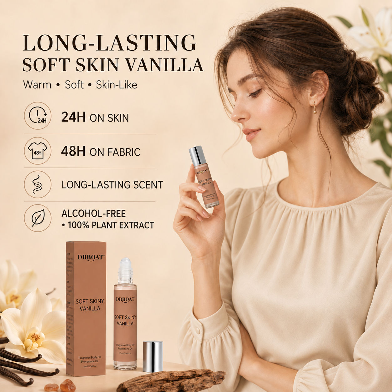 Женский роликовый парфюм с аро – обзор и цена Perfume Fragrance Vanilla