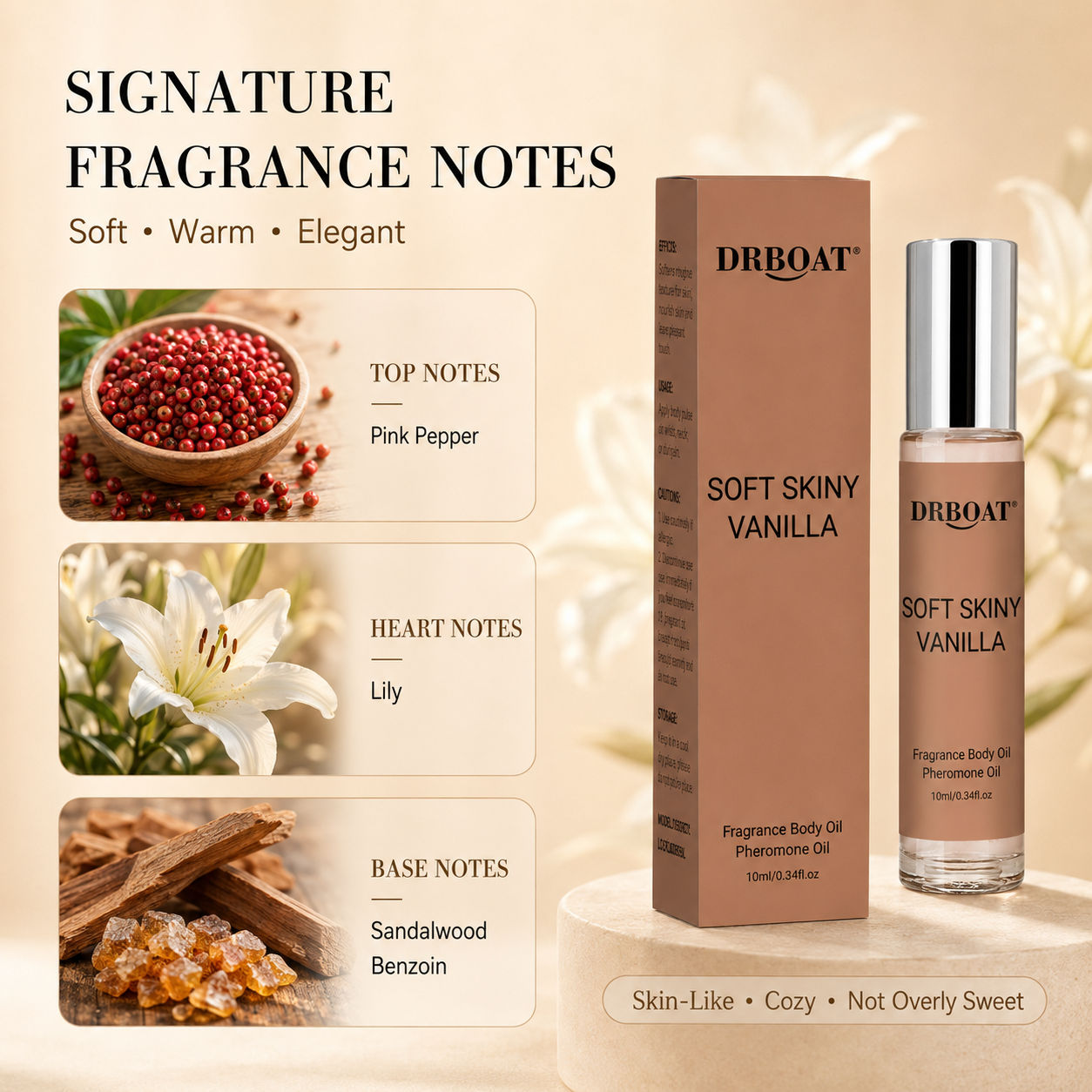 Женский роликовый парфюм с аро – обзор и цена Perfume Fragrance Vanilla